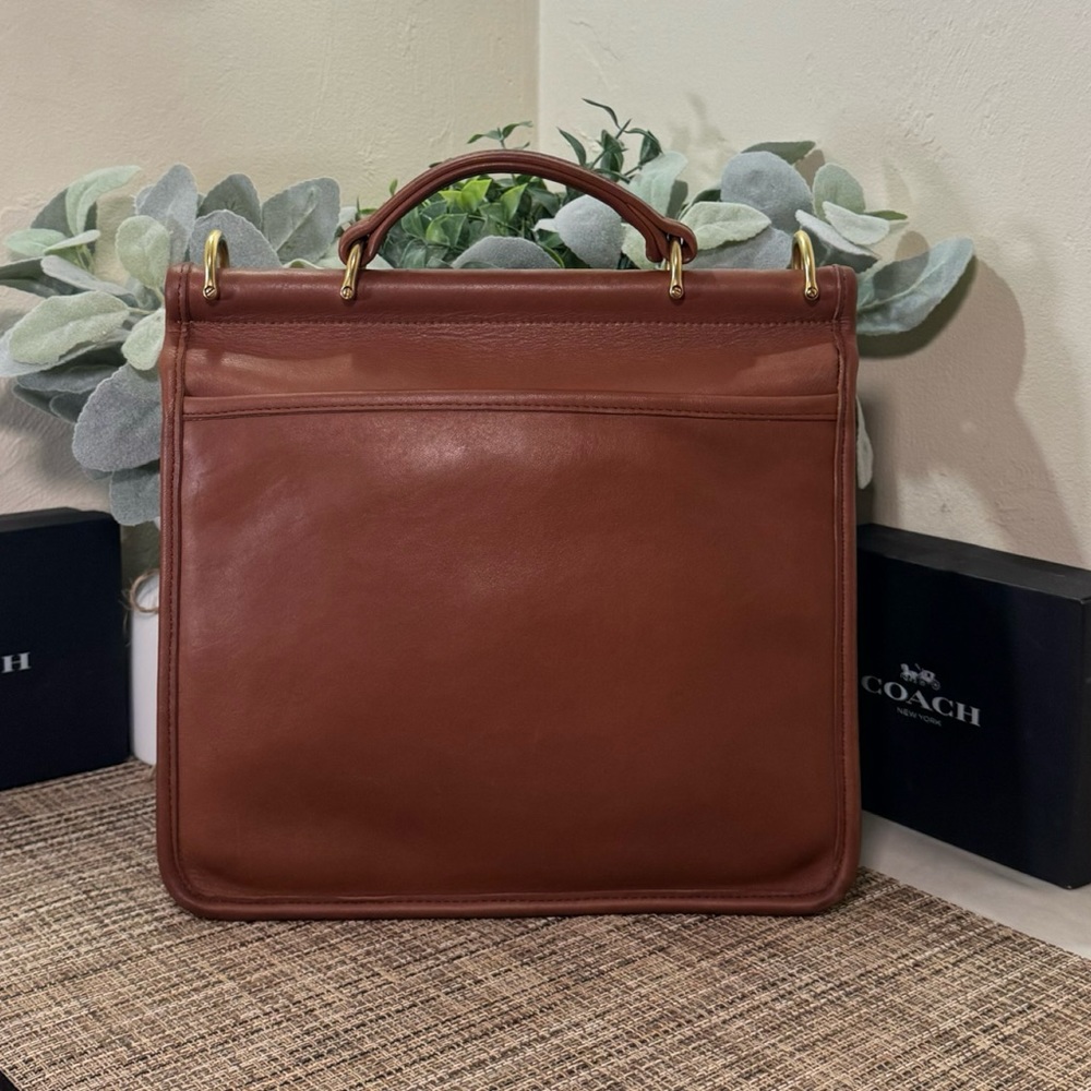 ❤️SOLD❤️Vintage Coach British Tan Willis Bag 9927 - Picture 6 of 12
